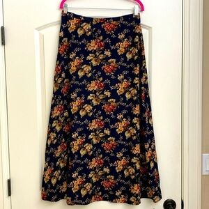 Evan Picone Maxi Skirt Women’s 12 floral dark Romantic Fairy grunge Y2K 90’s